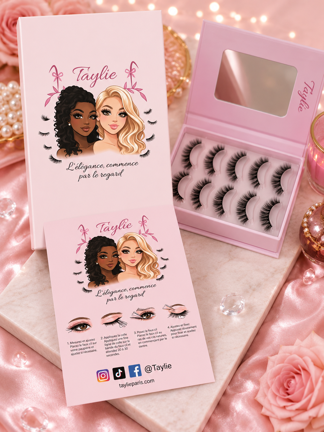 Coffret Faux Cils à Colle Taylie Paris (sans accessoire)