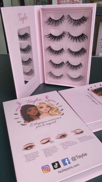Coffret Faux Cils à Colle Taylie Paris (avec accessoires)